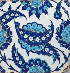 Fliese, Iznik, Türkisch, 1540-50