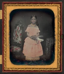 Porträt eines Mädchens, möglicherweise Josephine Folks, ca. 1854