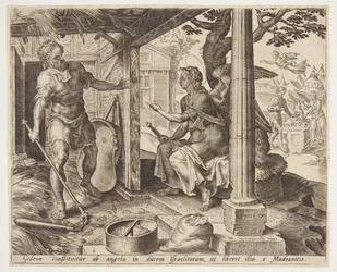 Der Engel erscheint Gideon