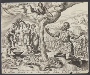 Der Tau auf dem Wollvlies