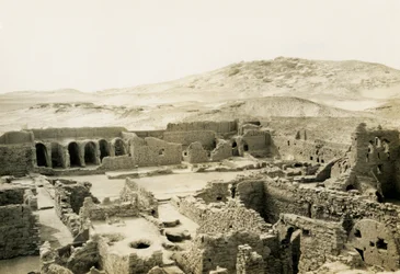 Gewerbegebiet im Kloster St. Simeon, Assuan, Ägypten