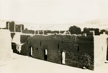 Unterkunft in der unteren Terrasse des Klosters St. Simeon, Assuan, Ägypten