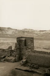Westlicher Turm des Klosters St. Simeon, Assuan, Ägypten