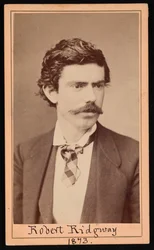 Porträt von Robert Ridgway, April 1873