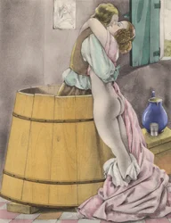 Brunelleschi-Illustration für Contes et Nouvelles de La Fontaine