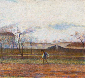 Bauer bei der Arbeit