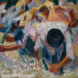 Die Straßenpflasterer, 1914