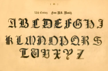 14. Jahrhundert. Aus MS. München, 1862