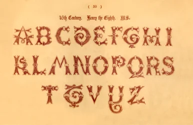 16. Jahrhundert. Heinrich der Achte. MS., 1862