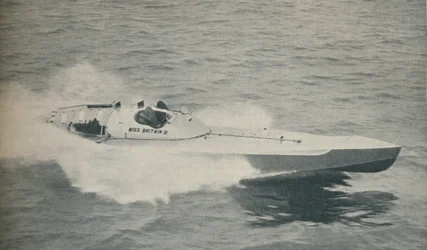 1936 schnellstes einmotoriges Boot der Welt Miss Britain III, 1936