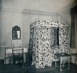 Ein Schlafzimmer aus dem Haus von Major Nicholas Sewall, in Secretary, 1930