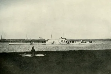 Ein britisches Super-U-Boot, ca. 1914-1918, 1919