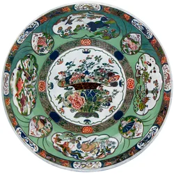 Chinesische Porzellanschale aus der Kang-he-Periode, 17. Jahrhundert, 1903