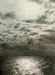 Ein Wolkeneffekt, bevor das Meer zufror, ca. 1908, 1909