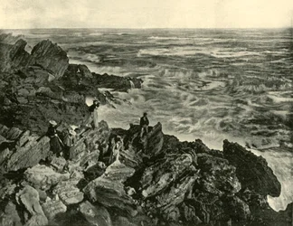Eine Küstenszene in Warrnambool, 1901