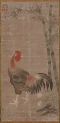 Ein Hahn und Bambus, Ming-Dynastie, ca. 1105-1135