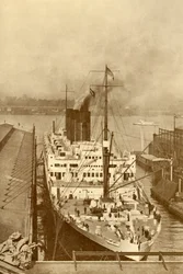 Ein berühmter französischer Liner, Die Paris 34.569 Tonnen, ca. 1930