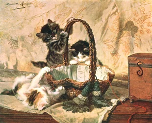 Eine fröhliche Gesellschaft, 1892, um 1902