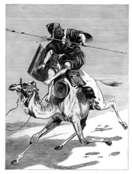 Ein maurischer Krieger, um 1890