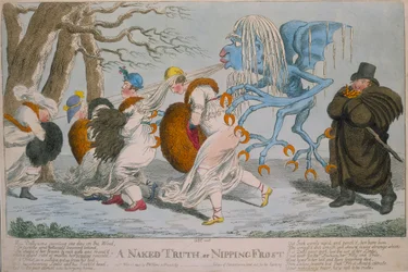 Eine nackte Wahrheit, oder Nipping Frost, 1803