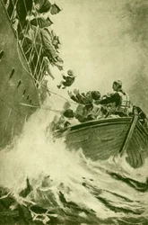Eine Rettung auf See, ca. 1930