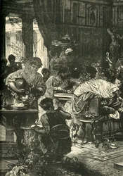 Ein römisches Bankett, 1890