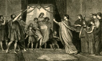 Eine römische Hochzeit - Die Heimkehr der Braut, 1881