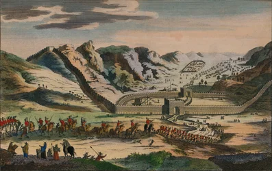 Eine Ansicht der berühmten Großen Mauer von China, 1782