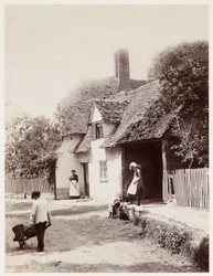 Ein Dorfstraße