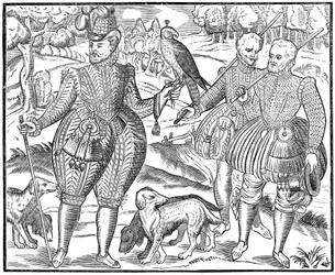 Ein Falkner, 1611