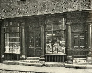 Ein feines Geschäft in Artillery Row, Houndsditch, London, aus der zweiten Hälfte des 18. Jahrhunderts