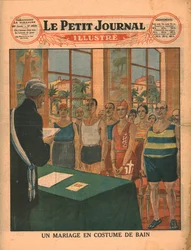 Eine Hochzeit in Badebekleidung