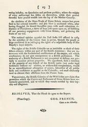 Eine Ermahnung zum Thema Sklavenhandel, 1789, 1965