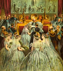 Eine königliche Hochzeit, ca. 1850