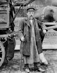 Ein Zugkutscher, London, 1926-1927