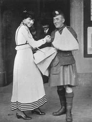Ein Vorfall am Kriegshilfsflaggen-Tag, 1915