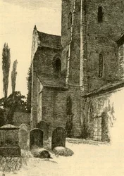 Abbey Dore Kirche - Außenansicht