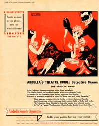 Abdullas Theaterführer: Detektivdrama - Der Abdulla-Unhold, 1939