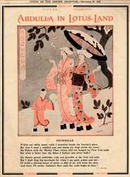 Abdullas im Lotusland - Schneebälle, 1927
