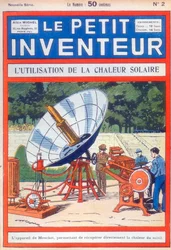 Abel Pifres solarbetriebene Druckerpresse, ca. 1894 [ca. 1927