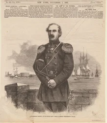 Admiral Stepan Stepanovich Lesovsky 1816-1866 in New York, 1863