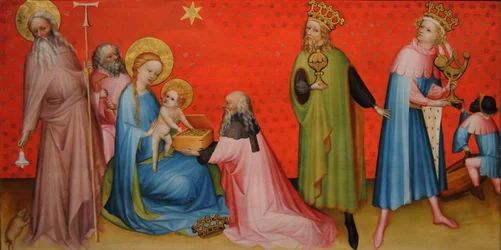 Anbetung der Heiligen Drei Könige mit dem Heiligen Antonius Abt