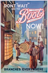 Werbung für Boots the Chemists, 1924