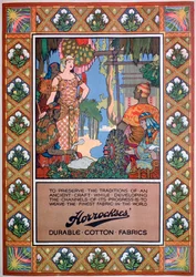 Werbung für Horrockses-Stoffe, 1920