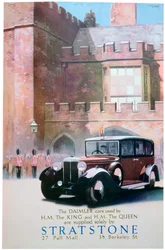 Werbung für Stratstone-Autohändler, 1935