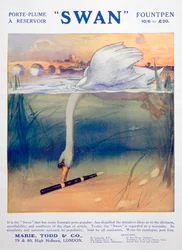 Werbung für Swan-Füllfederhalter