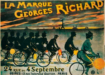 Werbung für Georges Richard Fahrräder