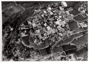 Luftaufnahme der Höhen um Jerusalem, Palästina, von einem Zeppelin, 1931-1933