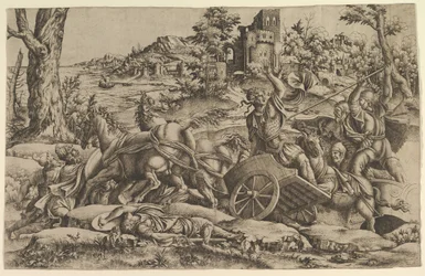Agamemnon tötet Odios, ca. 1545