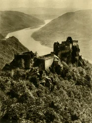 Burg Aggstein, Wachau, Niederösterreich, ca. 1935